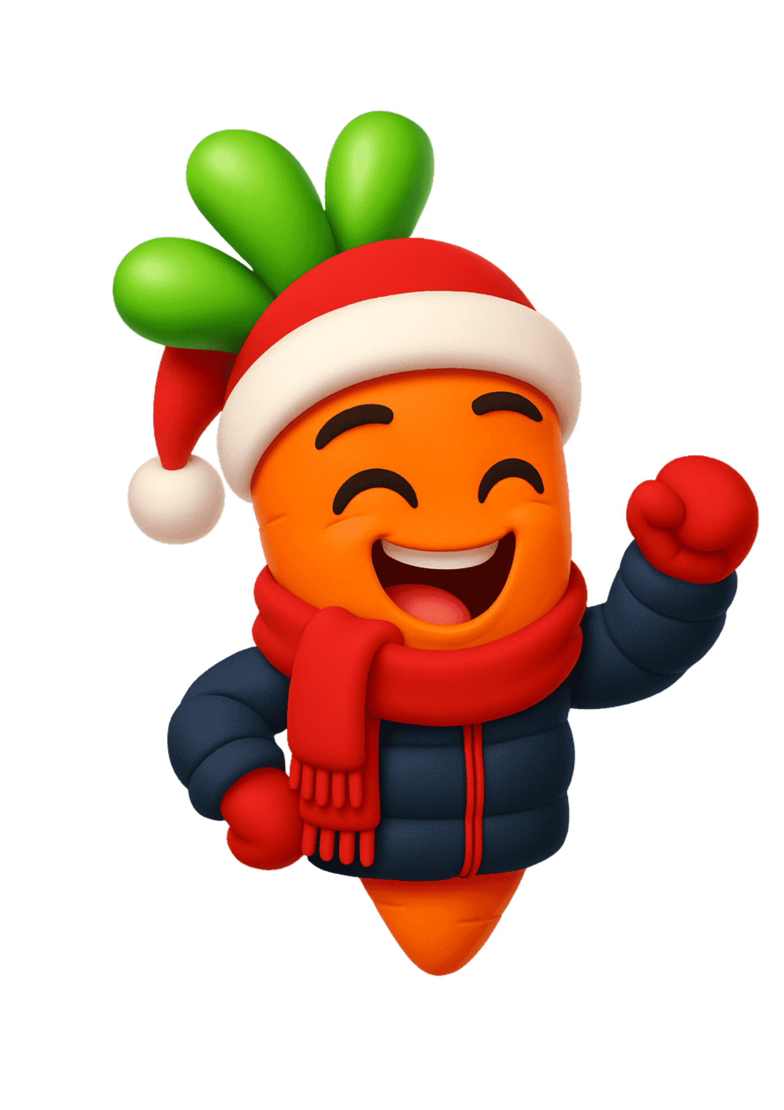 Dekoracija Mrkve dok drži govno