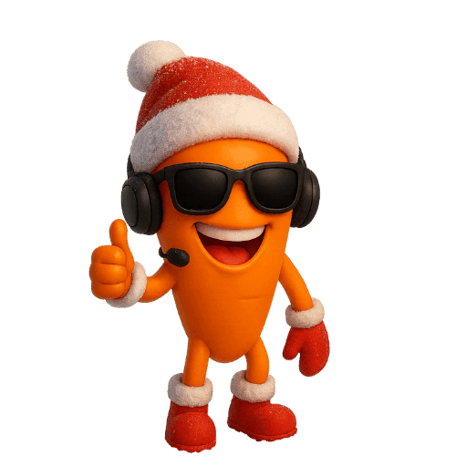 Dekoracija mrkve dok leži