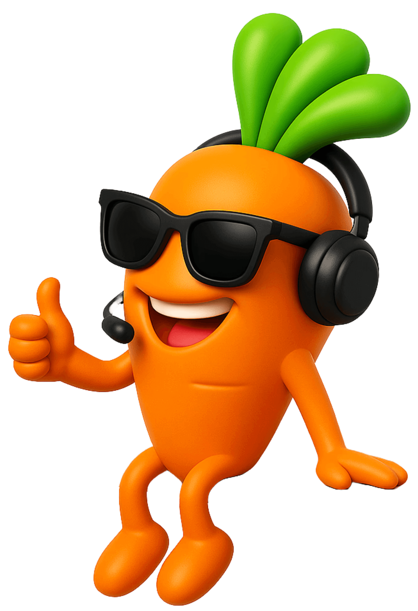 Dekoracija Mrkve dok sjedi